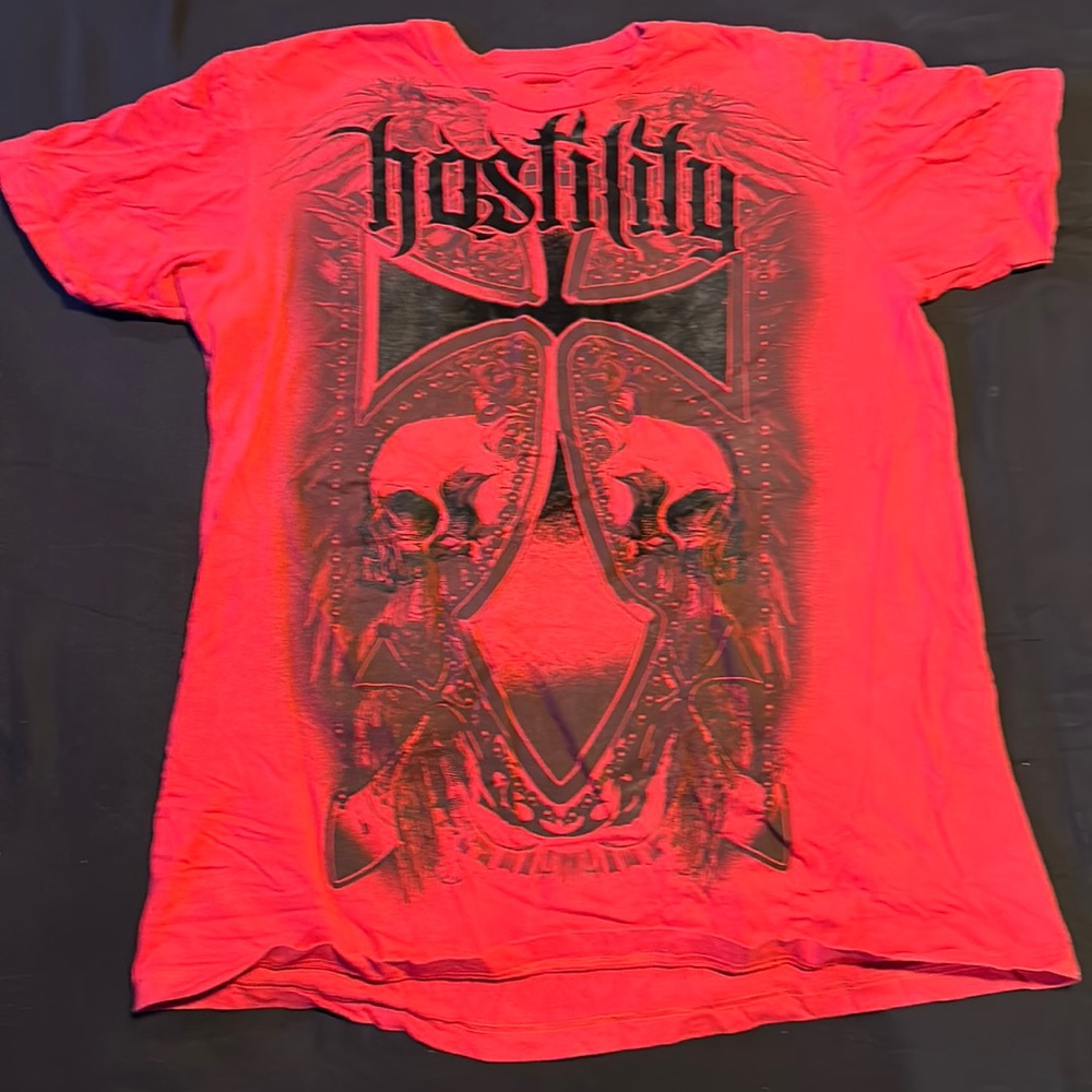 Red chemistry shirt